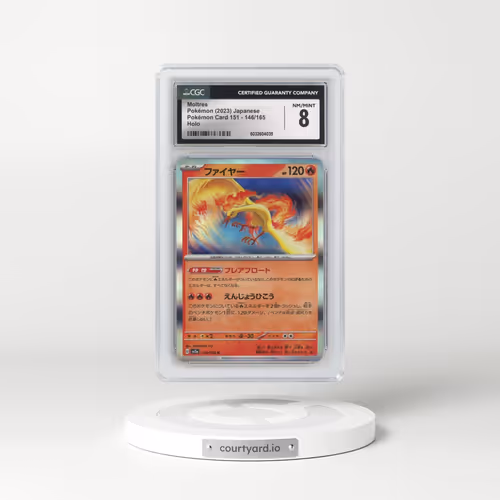 2023 Pokémon Card 151 #146/165 Moltres - Holo (CGC 8 NM-MT)