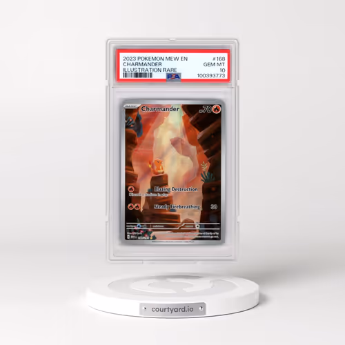 2023 Pokémon Mew EN-151 #168 Charmander - Illustration Rare (PSA 10 GEM MINT)