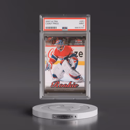 2007 Ultra #251 Carey Price (PSA 9 MINT)