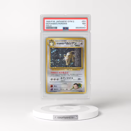 1999 Pokémon Gym 2 #53 Giovanni's Persian - Holo (PSA 7 NM)
