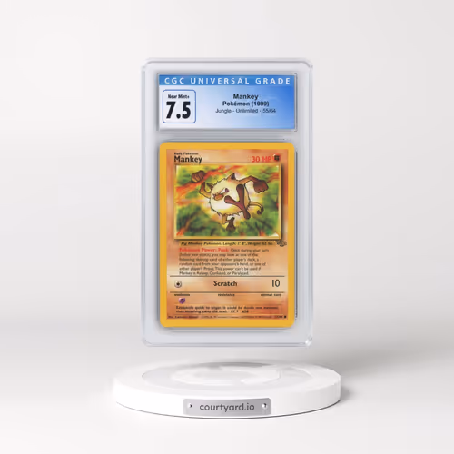 1999 Jungle #55/64 Mankey (CGC 7.5 NM+)