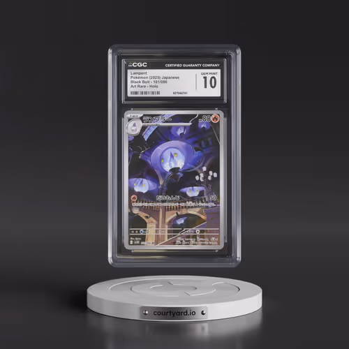 2025 Black Bolt - sv11B #101/086 Lampent - Art Rare Holo (CGC 10 GEM MINT)