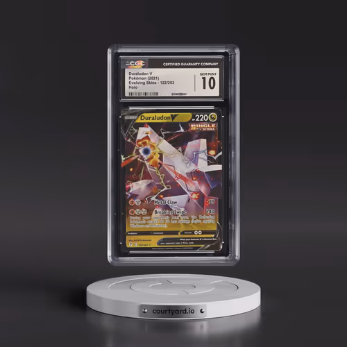 2021 Evolving Skies #122/203 Duraludon V - Holo (CGC 10 GEM MINT)