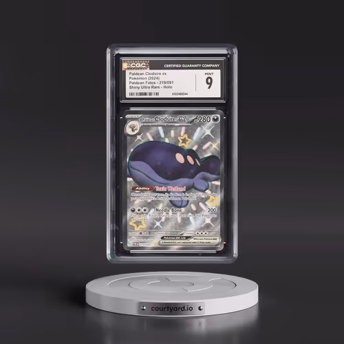 2024 Paldean Fates - PAF EN #219/091 Paldean Clodsire ex - Shiny Ultra Rare Holo (CGC 9 MINT)