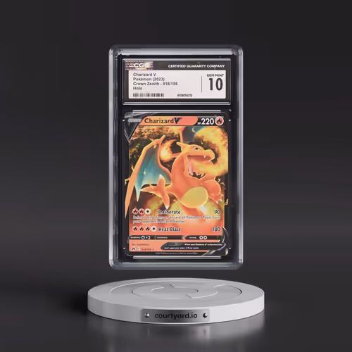 2023 Crown Zenith #018/159 Charizard V - Holo (CGC 10 GEM MINT)