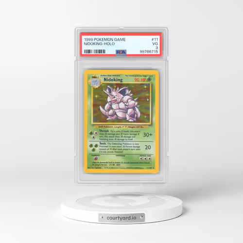 1999 Pokémon Game #11 Nidoking - Holo (PSA 3 VG)