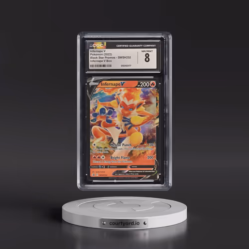 2017 Black Star Promos - Sword & Shield #SWSH252 Infernape V - Holo Infernape V Box (CGC 8 NM-MT)