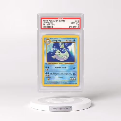 1999 Pokémon Game #25 Dewgong - 1st Edition (PSA 10 GEM MINT)