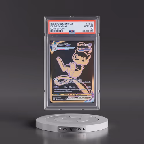 2022 Pokémon Sword & Shield Lost Origin #TG30 Mew Vmax - Full Art (PSA 10 GEM MINT)