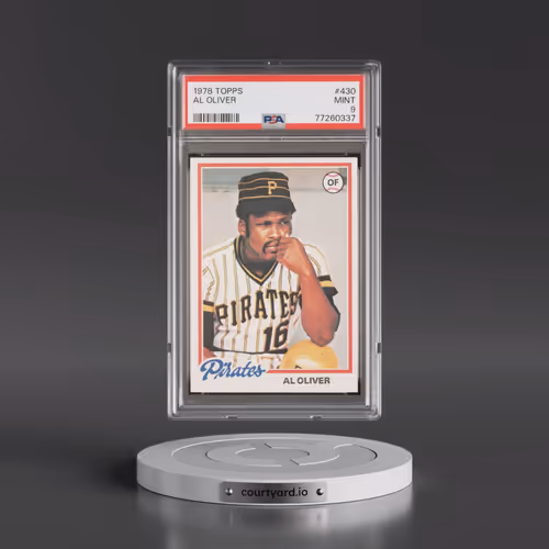 1978 Topps #430 Al Oliver (PSA 9 MINT)