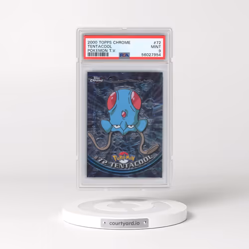 2000 Topps Chrome Pokémon T.V. #72 Tentacool (PSA 9 MINT)