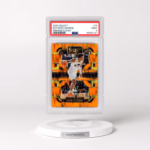 2023 Panini Select #75 Keyonte George - Orange Flash (PSA 9 MINT)