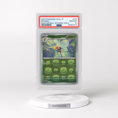 2023 Pokémon Sv2a-Pokemon 151 #015 Beedrill - Reverse Holo Master Ball (PSA 10 GEM MINT)
