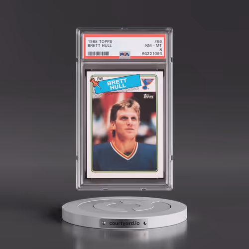 1988 Topps #66 Brett Hull (PSA 8 NM-MT)
