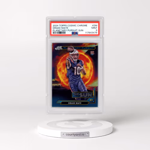 2024 Topps Cosmic Chrome Planetary Pursuit #DM Drake Maye - Sun (PSA 9 MINT)