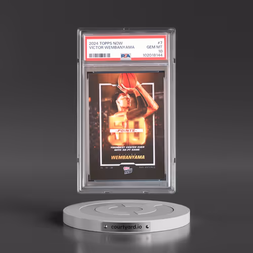 2024 Topps Now #7 Victor Wembanyama (PSA 10 GEM MINT)