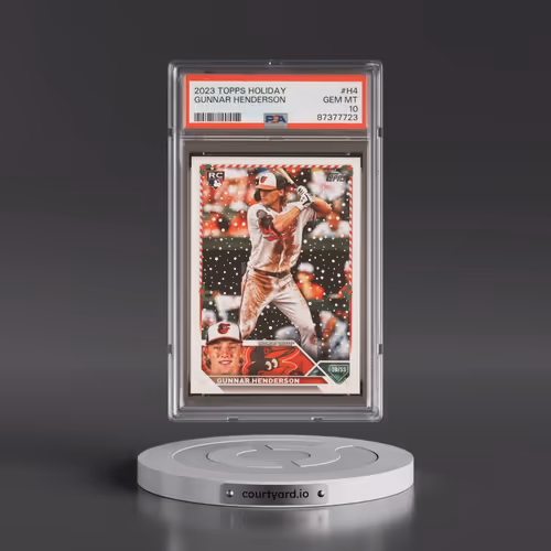 2023 Topps Holiday #H4 Gunnar Henderson (PSA 10 GEM MINT)