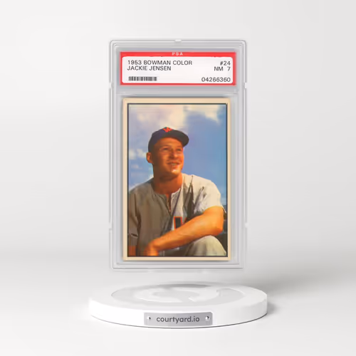 1953 Bowman Color #24 Jackie Jensen (PSA 7 NM)