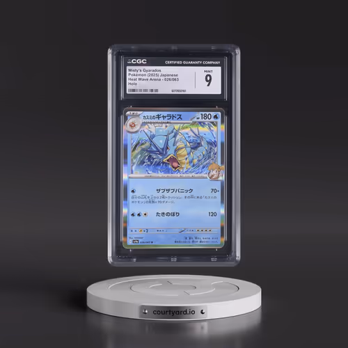 2025 Heat Wave Arena - sv9a #026/063 Misty's Gyarados - Holo (CGC 9 MINT)