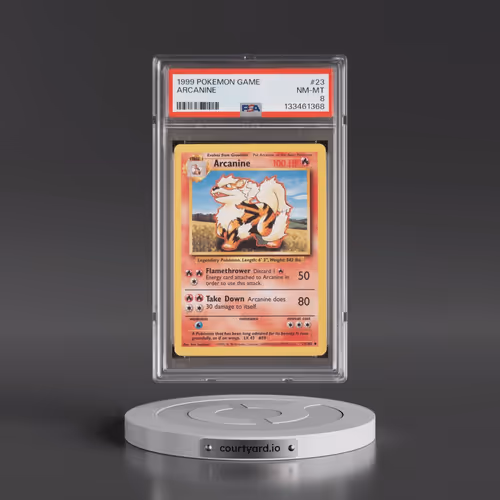 1999 Pokémon Game #23 Arcanine (PSA 8 NM-MT)