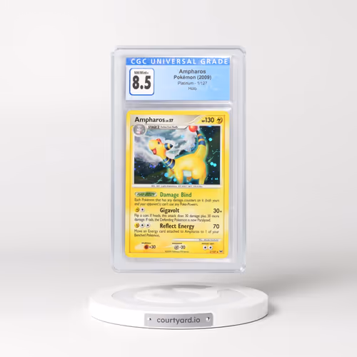 2009 Pokémon Platinum #1 Ampharos - Holo (CGC 8.5 NM-MT+)