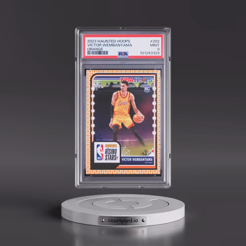 2023 Panini Haunted Hoops #282 Victor Wembanyama - Orange (PSA 9 MINT)