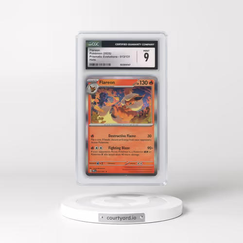 2025 Prismatic Evolutions - PRE EN #013/131 Flareon - Holo (CGC 9 MINT)