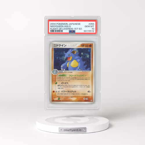 2004 Pokémon Flight of Legends #055 Nidoqueen - 1st Edition Holo (PSA 10 GEM MINT)
