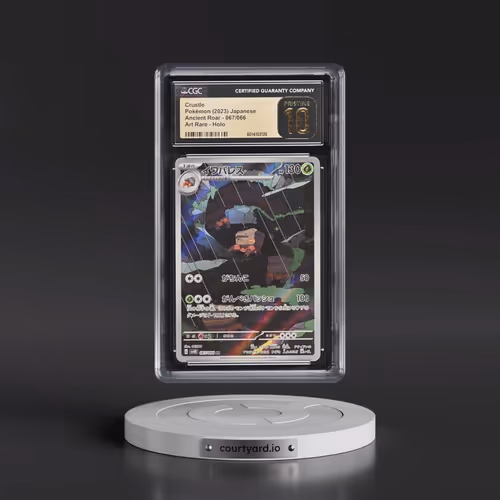 2023 Pokémon Sv4k-Ancient Roar #067 Crustle - Art Rare (CGC 10 PRISTINE)