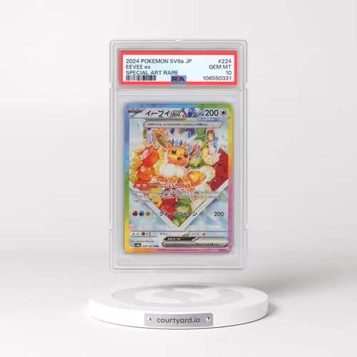 2024 Pokémon Sv8a-Terastal Fest EX #224 Eevee EX - Holo Special Art Rare (PSA 10 GEM MINT)