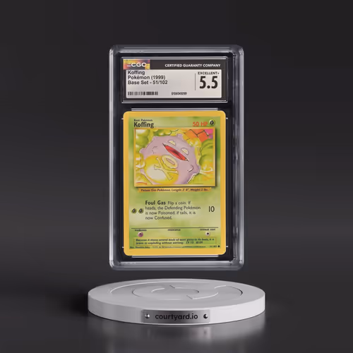 1999 Base Set #51/102 Koffing (CGC 5.5 EX+)