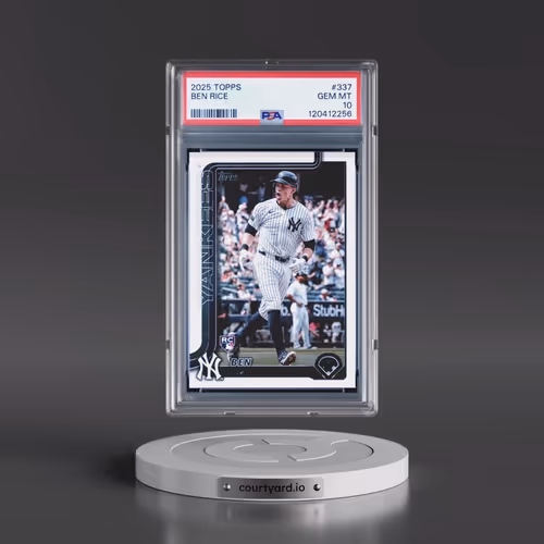2025 Topps #337 Ben Rice (PSA 10 GEM MINT)