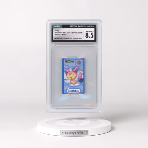 2004 Kakumen Retsuden Advance (Blue w/ Gold Foil Back) - Japanese #061 Skitty (CGC 8.5 NM-MT+)