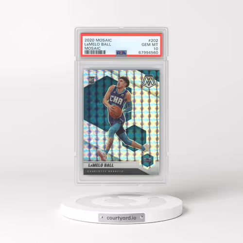 2020 Panini Mosaic #202 LaMelo Ball - Mosaic (PSA 10 GEM MINT)
