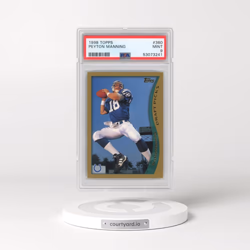1998 Topps #360 Peyton Manning (PSA 9 MINT)
