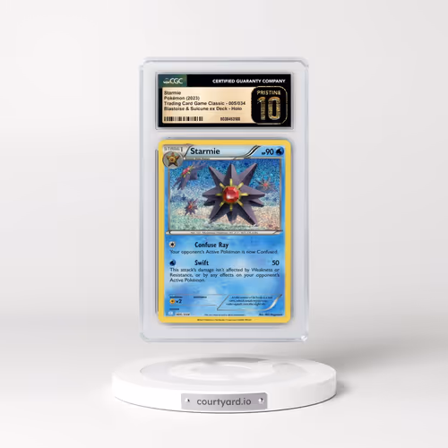 2023 Trading Card Game Classic - CLV, CLC, CLB #005/034 Starmie - Blastoise & Suicune ex Deck - CLB