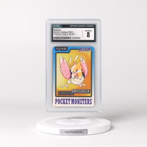 1997 (Pocket Monsters on Bottom) Part 3 #021 Spearow (CGC 8 NM-MT)