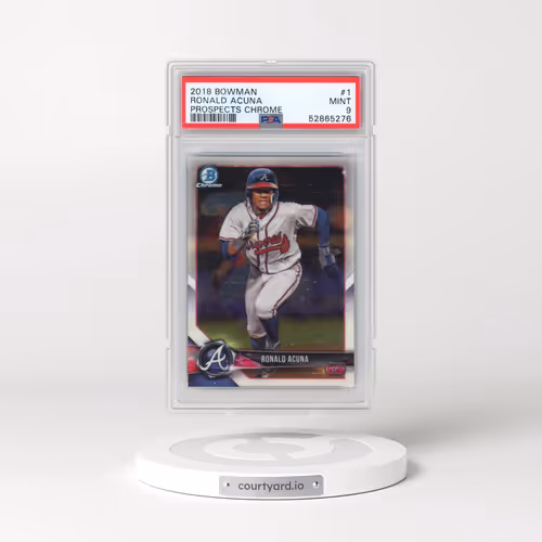 2018 Bowman Prospects Chrome #1 Ronald Acuna (PSA 9 MINT)