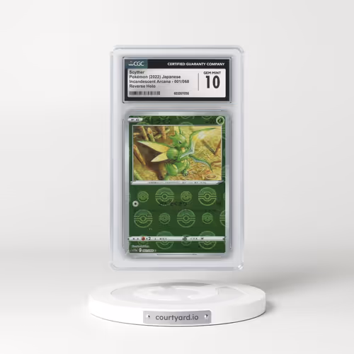 2022 Incandescent Arcana #001/068 Scyther - Reverse Holo Poke Ball (CGC 10 GEM MINT)