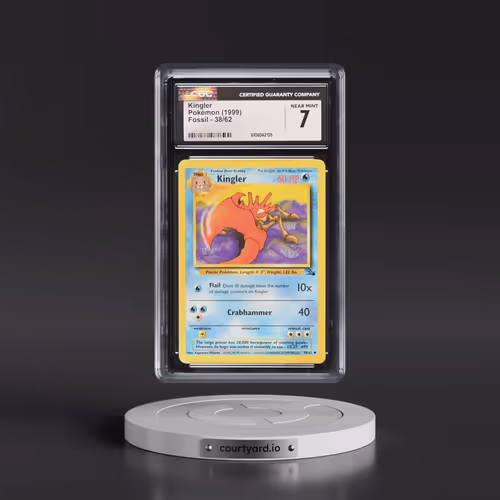 1999 Fossil #38/62 Kingler (CGC 7 NM)