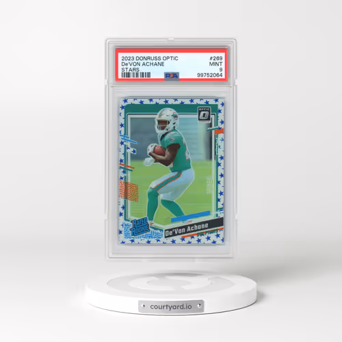 2023 Panini Donruss Optic #269 DE'Von Achane - Stars (PSA 9 MINT)