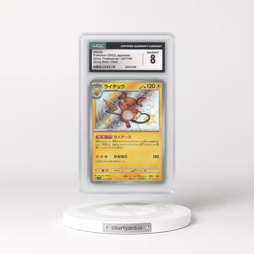 2023 Shiny Treasure ex #237/190 Raichu (CGC 8 NM-MT)
