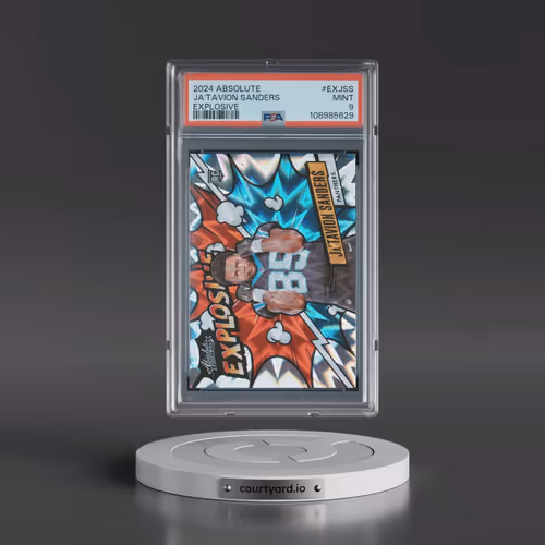 2024 Panini Absolute Explosive #EXJSS Ja'Tavion Sanders (PSA 9 MINT)