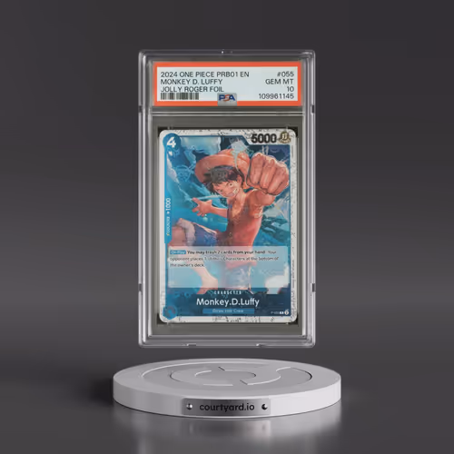2024 One Piece PRB01-Premium Booster -One Piece Card the Best #055 Monkey D. Luffy - Jolly Roger Foi