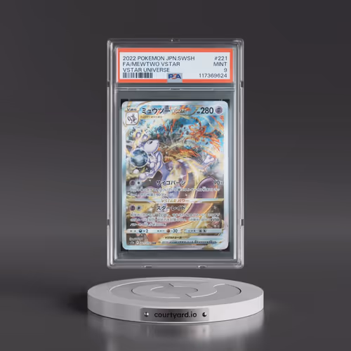 2022 Pokémon Sword & Shield Vstar Universe #221 Mewtwo Vstar - Full Art (PSA 9 MINT)