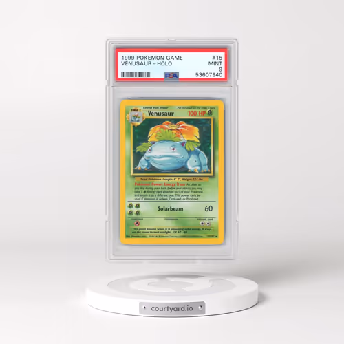1999 Pokémon Game #15 Venusaur - Holo (PSA 9 MINT)