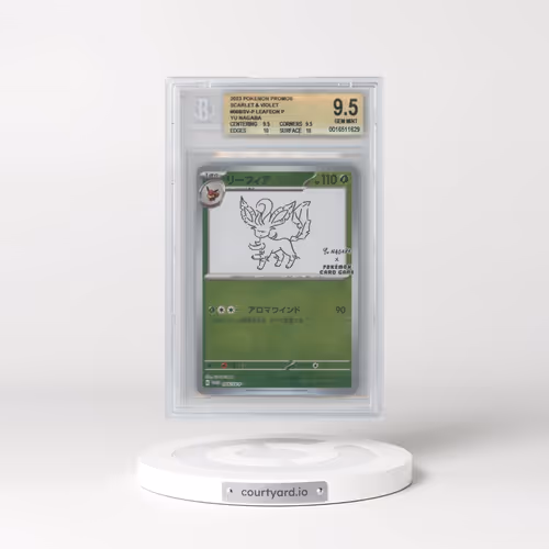 2022 Scarlet & Violet Promos #068 Leafeon - Reverse Holo YU NAGABA x Pokémon () (BGS 9.5 GEM MINT)