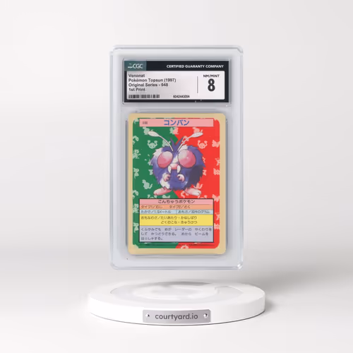 1997 (Only One Pokémon) Original Series #048 Venonat - (Blue Back) 1st Print (CGC 8 NM-MT)