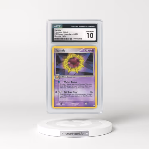2004 EX Hidden Legends #49 Starmie - Holo (CGC 10 GEM MINT)