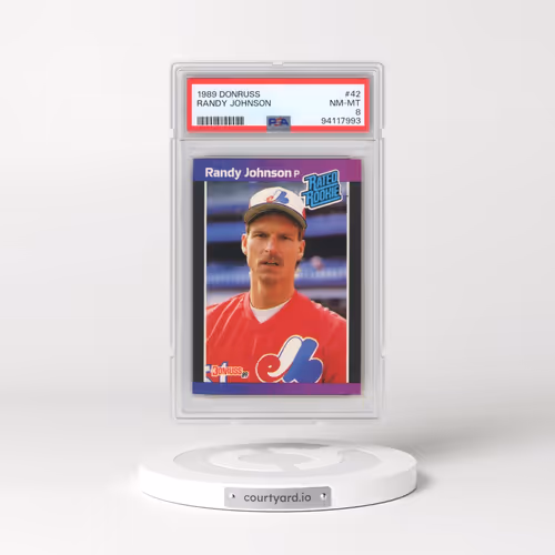 1989 Donruss #42 Randy Johnson (PSA 8 NM-MT)